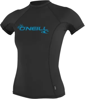 O'NEILL Women's Basic Skins UPF 50  Short Sleeve Rash Guard