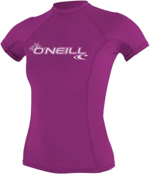 O'NEILL Women's Basic Skins UPF 50  Short Sleeve Rash Guard