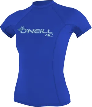 O'NEILL Women's Basic Skins UPF 50  Short Sleeve Rash Guard