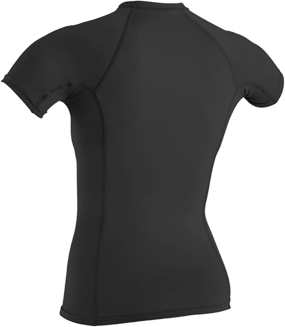 O'NEILL Women's Basic Skins UPF 50  Short Sleeve Rash Guard