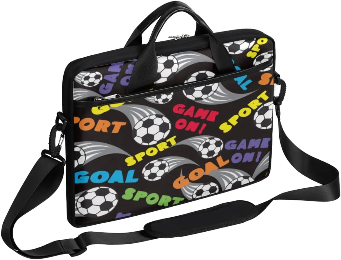 Ostrich Portrait Laptop Shoulder Messenger Bag Waterproof Laptop Briefcase Handle Padded Strap
