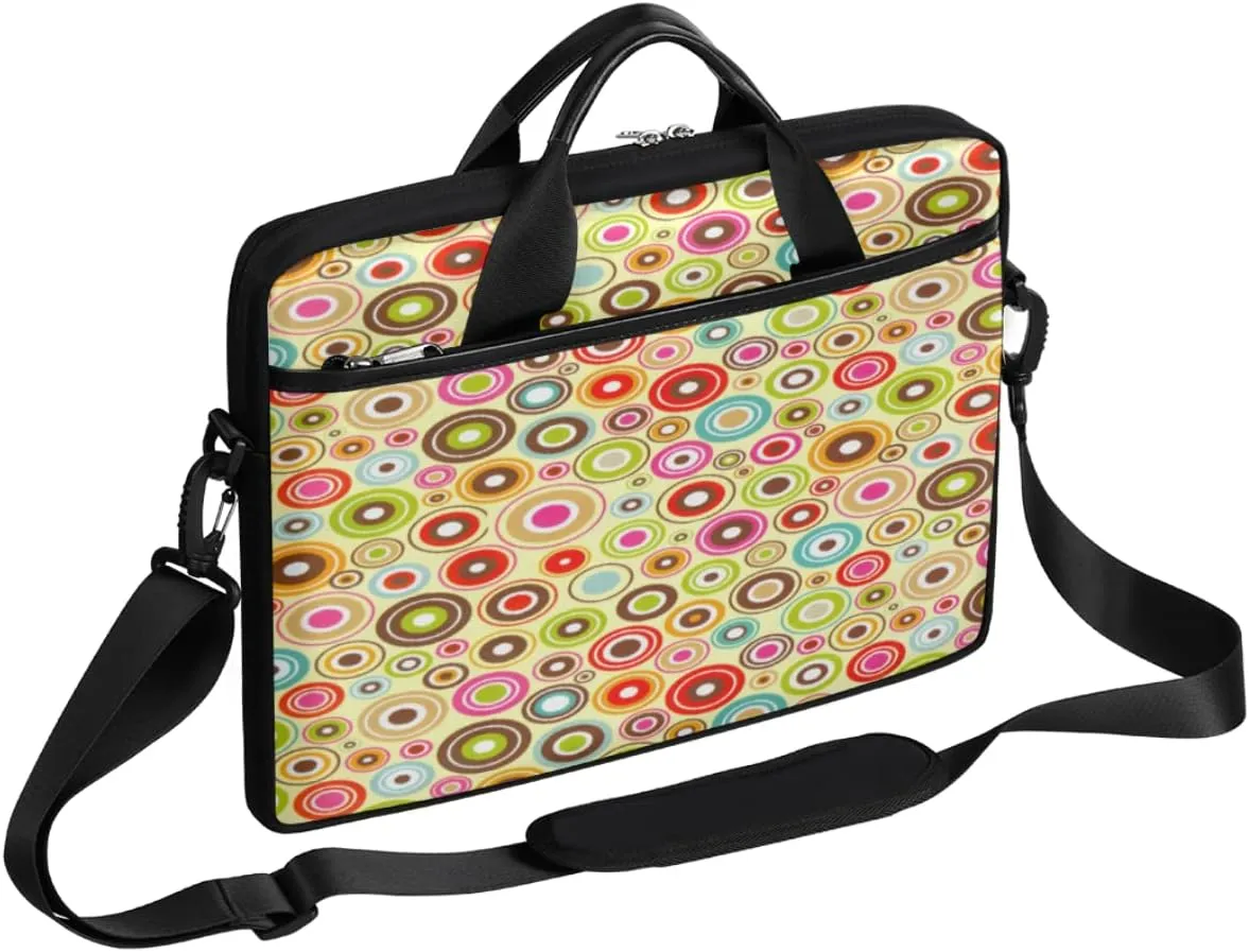 Palm Leaves Tropical Sea Beach Laptop Shoulder Messenger Bag Waterproof Laptop Briefcase Case Sleeve