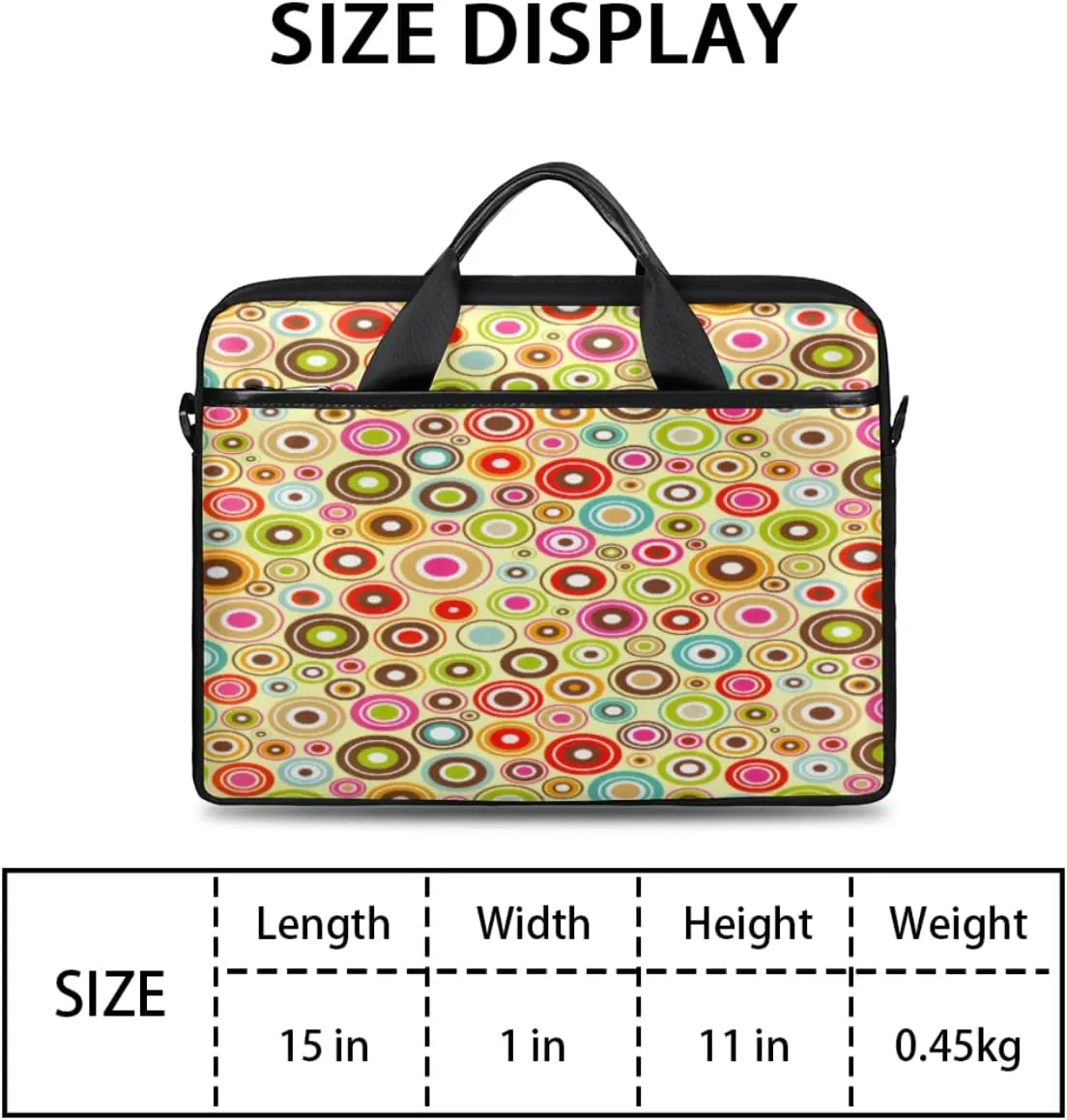 Palm Leaves Tropical Sea Beach Laptop Shoulder Messenger Bag Waterproof Laptop Briefcase Case Sleeve