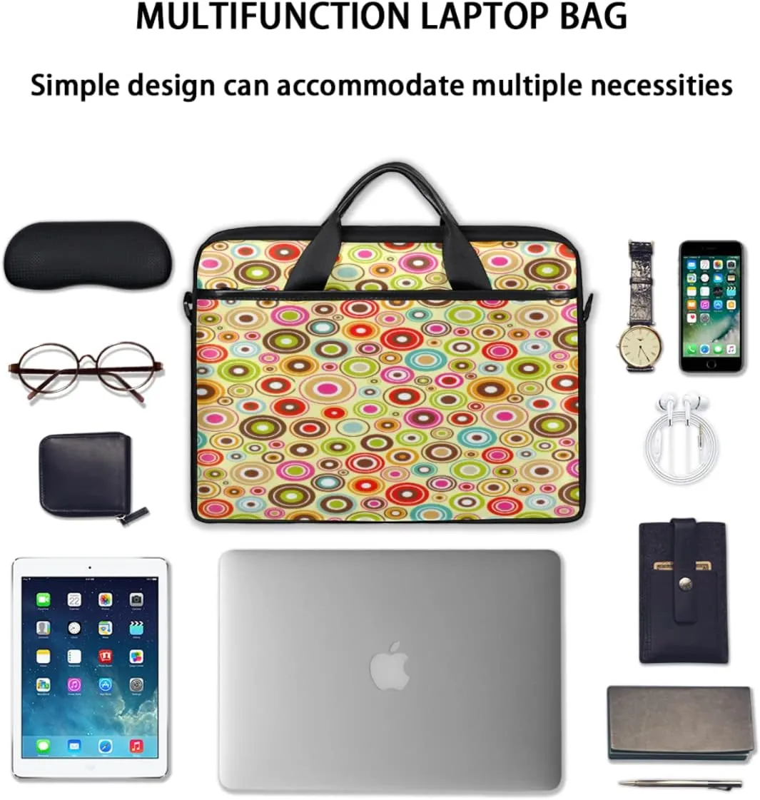 Palm Leaves Tropical Sea Beach Laptop Shoulder Messenger Bag Waterproof Laptop Briefcase Case Sleeve