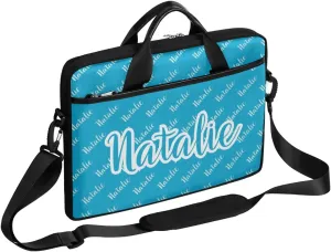 Personalized Name Laptop Bag Case Briefcases for Man Woman, Custom Computer Cases for Laptops, Tablet Shoulder Bag
