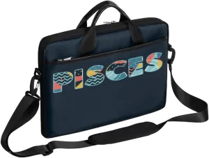 Pirate Skull Laptop Shoulder Messenger Bag Waterproof Laptop Briefcase Handle Padded Strap