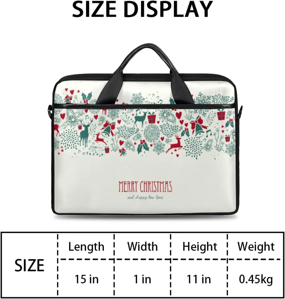 Pumpkin Autumn Maple Leaves Laptop Shoulder Messenger Bag Waterproof Laptop Briefcase with Handle and Padded Strap