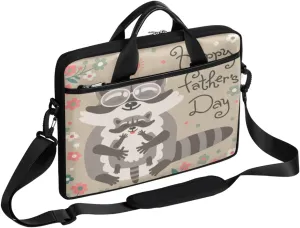 Pumpkin Turkey Laptop Shoulder Messenger Bag Waterproof Laptop Briefcase Handle Padded Strap