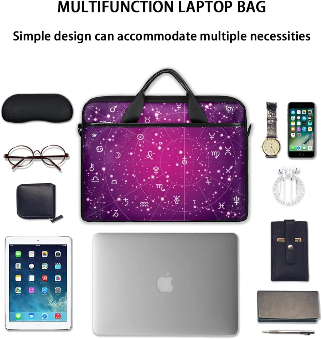 Pumpkin Turkey Laptop Shoulder Messenger Bag Waterproof Laptop Briefcase Handle Padded Strap