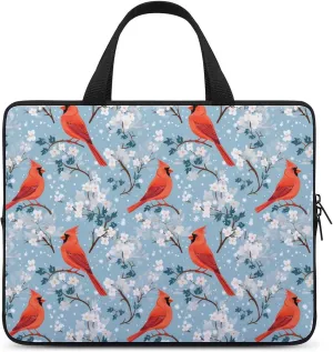 Red-Cardinal Birds Laptop Bag Carrying Case Computer Protective Sleeve Case Briefcase for Men Women