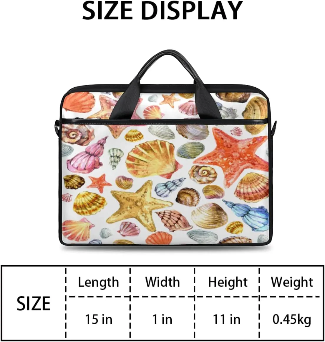 Red Flower Poppy Laptop Shoulder Messenger Bag Waterproof Laptop Briefcase with Handle and Padded Strap Case Sleeve