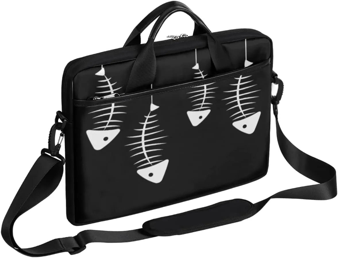 Retro Animal Paw Prints Laptop Shoulder Messenger Bag Waterproof Laptop Briefcase with Handle and Padded Strap Case Sleeve
