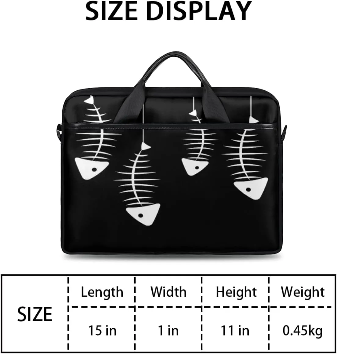 Retro Animal Paw Prints Laptop Shoulder Messenger Bag Waterproof Laptop Briefcase with Handle and Padded Strap Case Sleeve