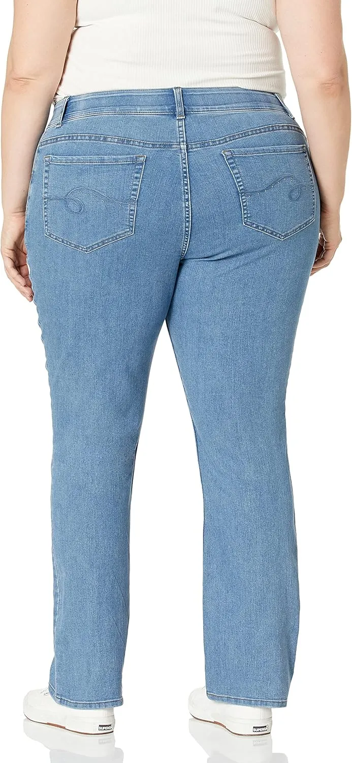 Riders by Lee Indigo Women's Stretch No Gap Waist Bootcut Jean