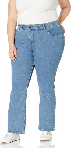 Riders by Lee Indigo Women's Stretch No Gap Waist Bootcut Jean