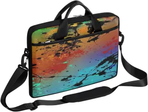 Shark Dark Blue Laptop Shoulder Messenger Bag Waterproof Laptop Briefcase with Handle and Padded Strap Case Sleeve
