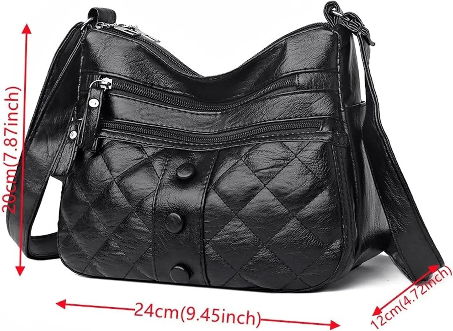 Shoulder bag Ladies PU Leather Casual Shoulder Bags For Women Storey Large Capacity Women Crossbody Shopper Bags