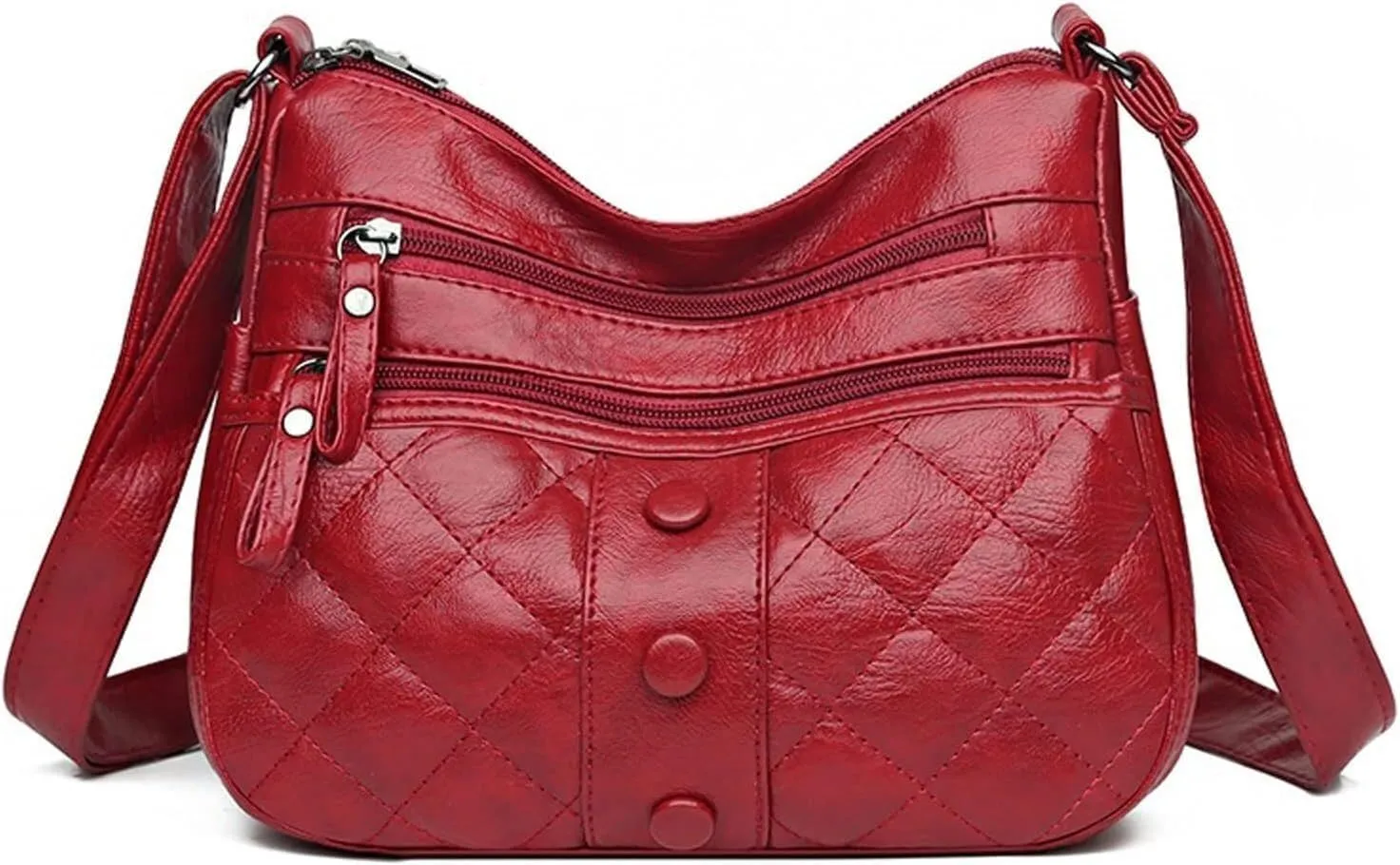 Shoulder bag Ladies PU Leather Casual Shoulder Bags For Women Storey Large Capacity Women Crossbody Shopper Bags