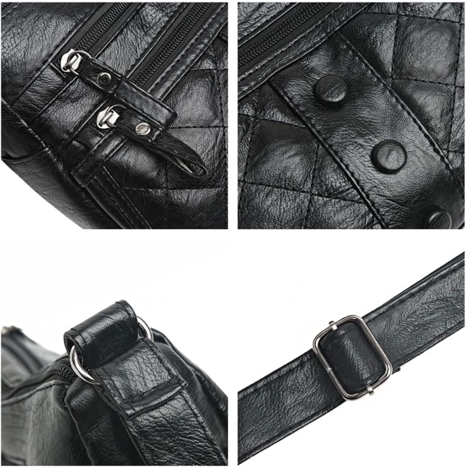Shoulder bag Ladies PU Leather Casual Shoulder Bags For Women Storey Large Capacity Women Crossbody Shopper Bags