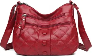 Shoulder bag Ladies PU Leather Casual Shoulder Bags For Women Storey Large Capacity Women Crossbody Shopper Bags