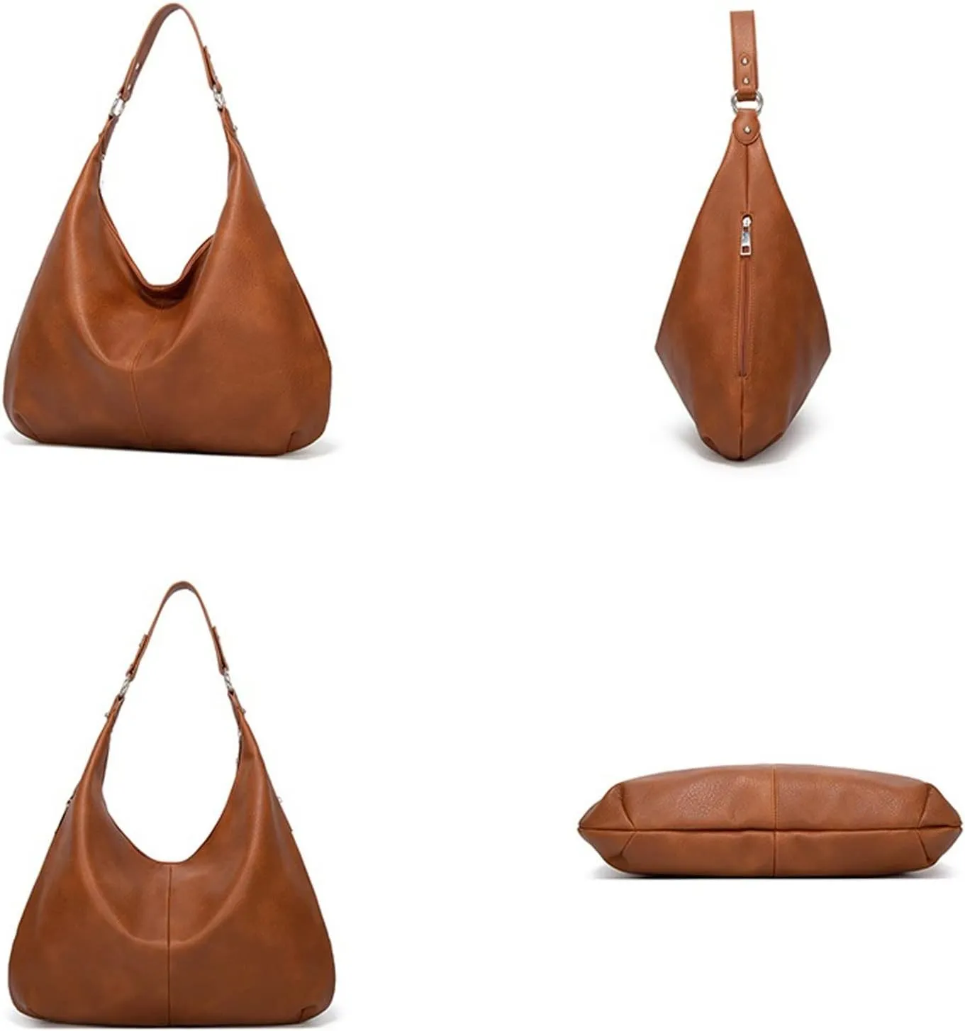 Shoulder bag Vintage Female Shoulder Bags Patchwork PU Leather Women Bag Hobo Ladies Handbag Big Casual Bags