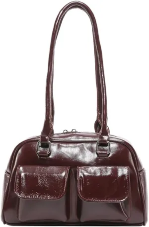Shoulder Bags for Women Soft PU Leather Vegan Leather Hobo Bag Shoulder Purse Sling Tote Handbags with Zipper Closure