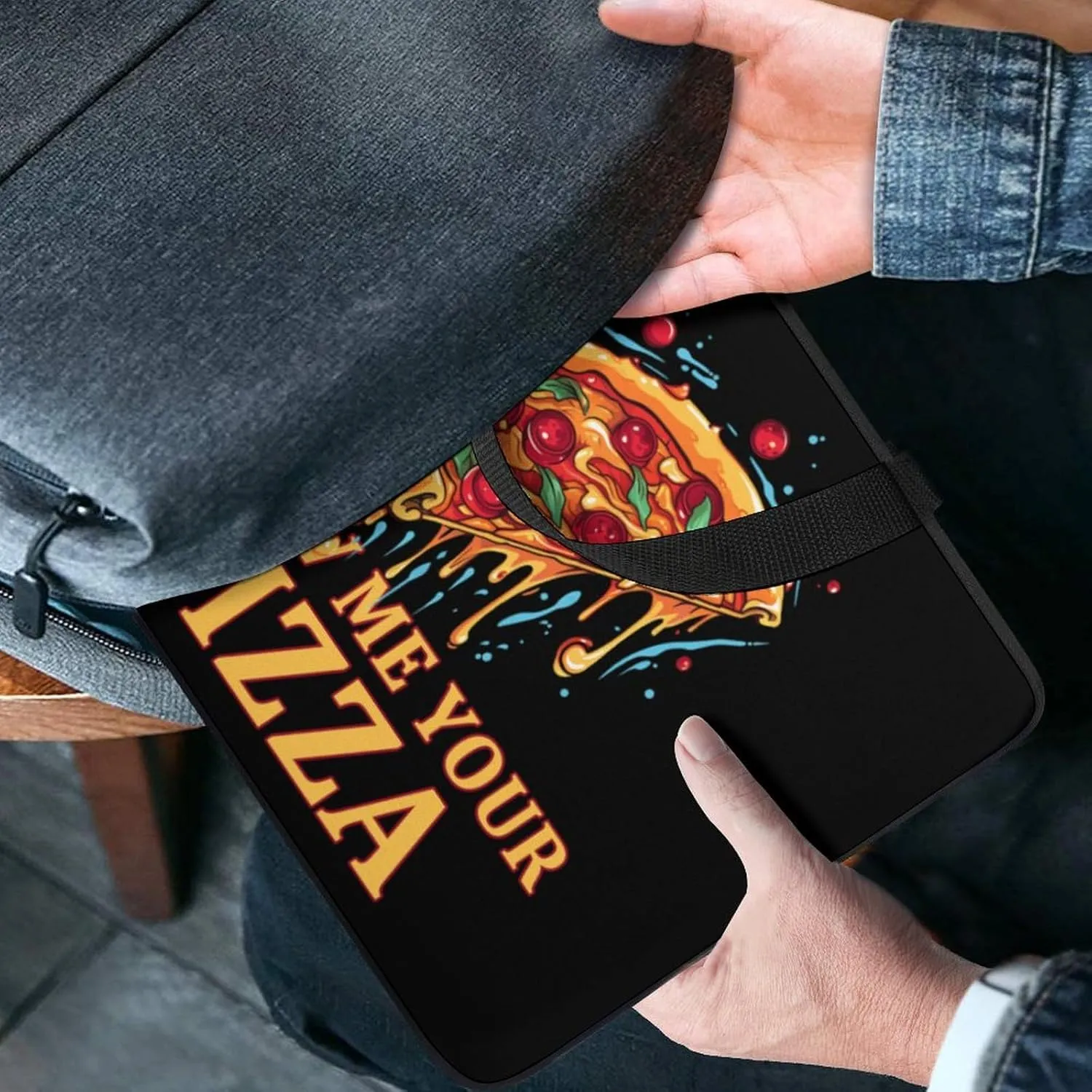 Show Me Your Pizza Laptop Bag Carrying Case Computer Protective Sleeve Case Briefcase for Men Women
