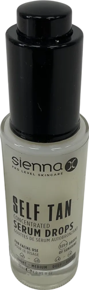 Sienna Self Tan Serum Drops 30ml