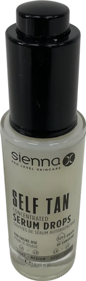 Sienna Self Tan Serum Drops 30ml