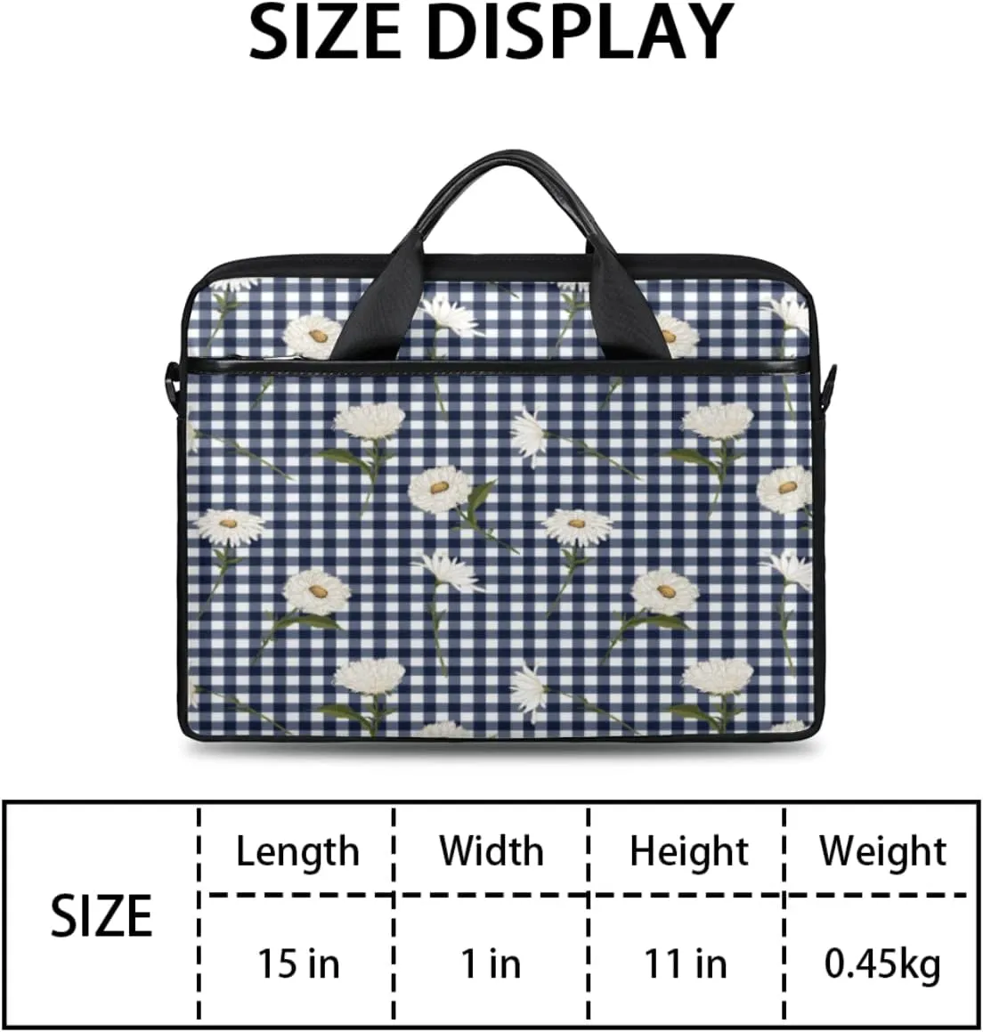 Sky Stars Planets Laptop Shoulder Messenger Bag Waterproof Laptop Briefcase Handle Padded Strap