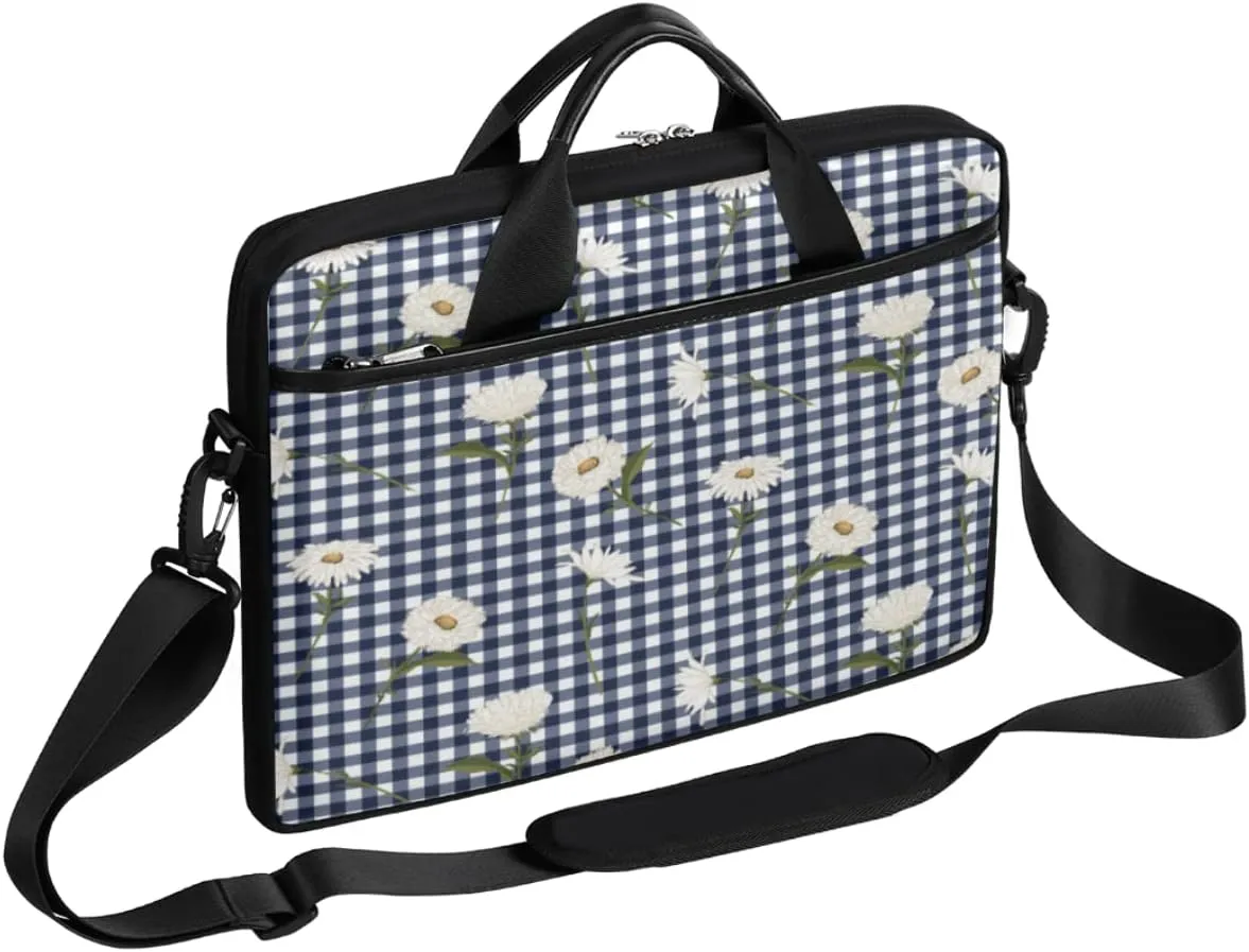Sky Stars Planets Laptop Shoulder Messenger Bag Waterproof Laptop Briefcase Handle Padded Strap