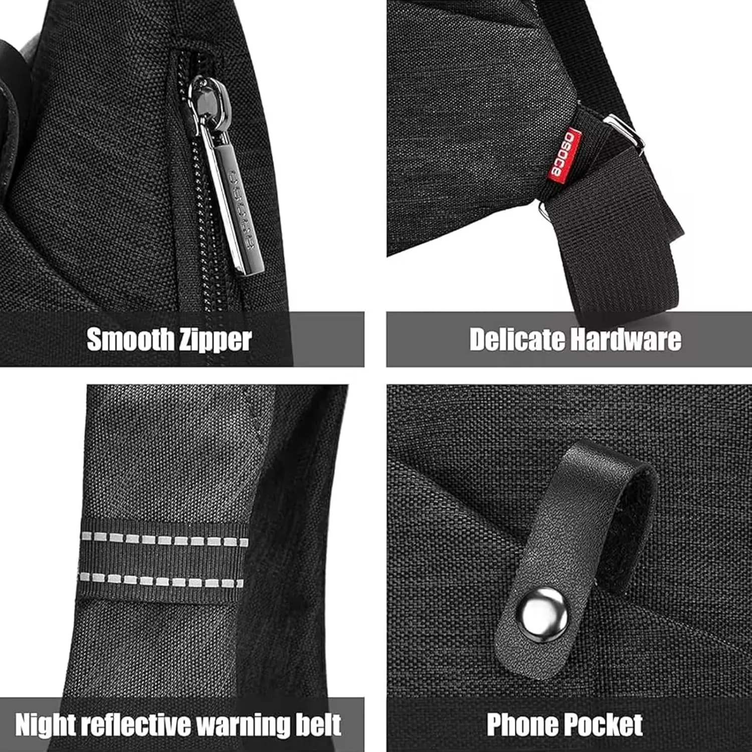 Sling Bag for Men, Crossbody Bag Shoulder Bag for Men Anti-theft Bag for Travel Casual