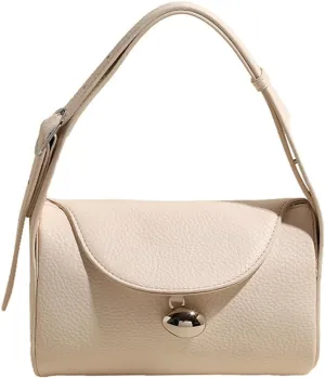 Slouchy PU Leather Crescent Hobo Bags Women Trendy Crossbody Purse Satchels Shoulder Bag Round Top-handle Tote Handbag