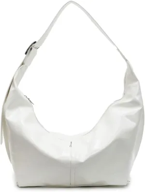 Slouchy PU Leather Crescent Hobo Bags Women Trendy Underarm Shoulder Bag Cute Crossbody Purse Top-Handle Tote Handbag