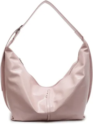 Slouchy PU Leather Crescent Hobo Bags Women Trendy Underarm Shoulder Bag Cute Crossbody Purse Top-Handle Tote Handbag