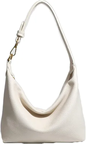 Slouchy PU Leather Crescent Hobo Bags Women Underarm Crossbody Purse Trendy Shoulder Bag Satchels Top-handle Tote Handbag
