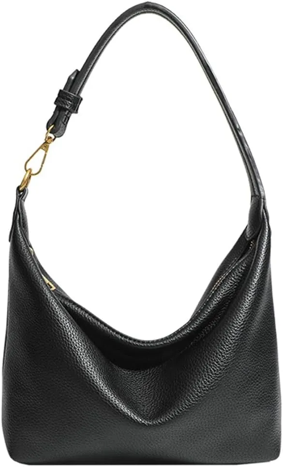 Slouchy PU Leather Crescent Hobo Bags Women Underarm Crossbody Purse Trendy Shoulder Bag Satchels Top-handle Tote Handbag