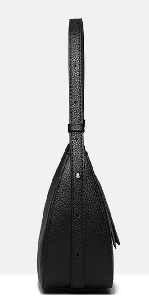 Slouchy PU Leather Crescent Shoulder Bag Women Hobo Bags Trendy Crossbody Purse Cute Satchels Top-handle Tote Handbag 2024
