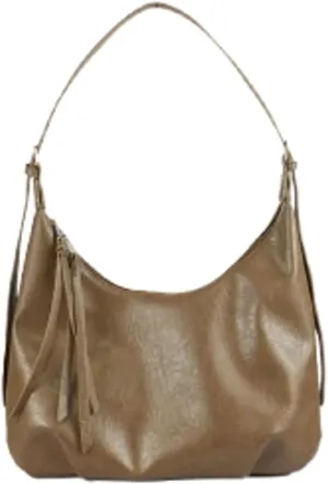 Slouchy PU Leather Crescent Shoulder Bag Women Trendy Crossbody Purse Hobo Bags Cute Satchels Top-handle Tote Handbag 2024