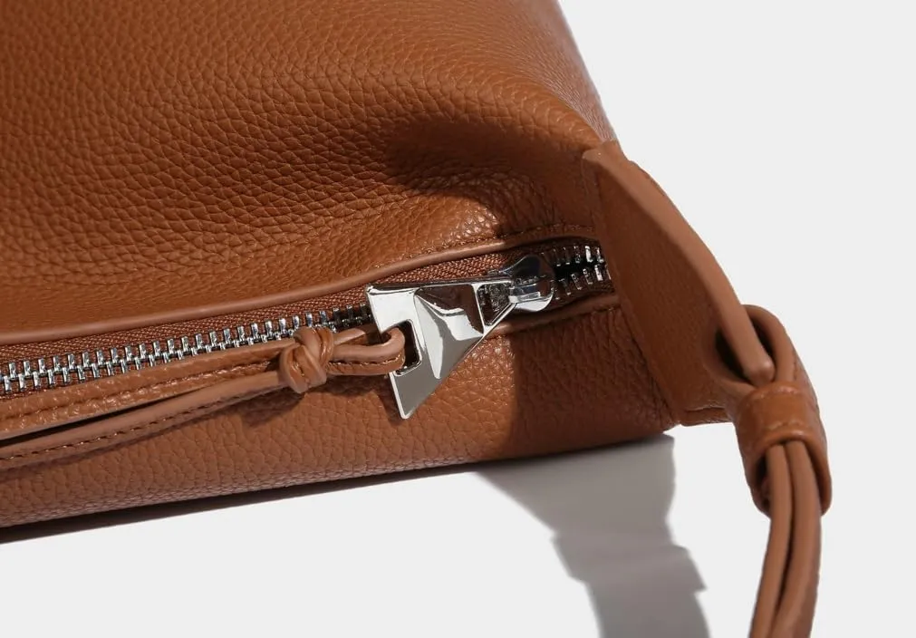 Slouchy PU Leather Hobo Bags Women Trendy Shoulder Bag Cute Crescent Crossbody Purse Satchels Bag Top-handle Tote Handbag