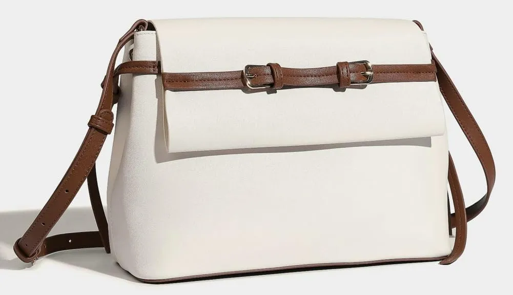 Slouchy PU Leather Hobo Bags Women Trendy Shoulder Bag Cute Crescent Crossbody Purse Satchels Messenger Bag Tote Handbag