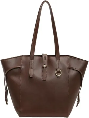 Soft Vegan Leather Bucket Bags for Women Trendy Top Handle Bag with Large Capacity Sling Bags for Daily Life