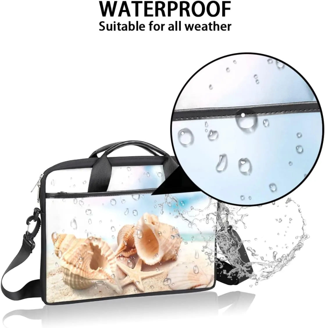Sport Fire Basketball Laptop Shoulder Messenger Bag Waterproof Laptop Briefcase with Handle and Padded Strap Case Sleeve