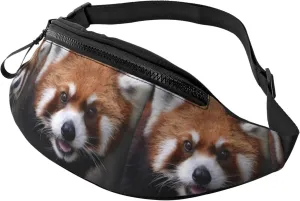 Sport Waist Bag For Men Women Red Panda Fanny Pack Casual Bum Bags Hiking Running Belt Bags