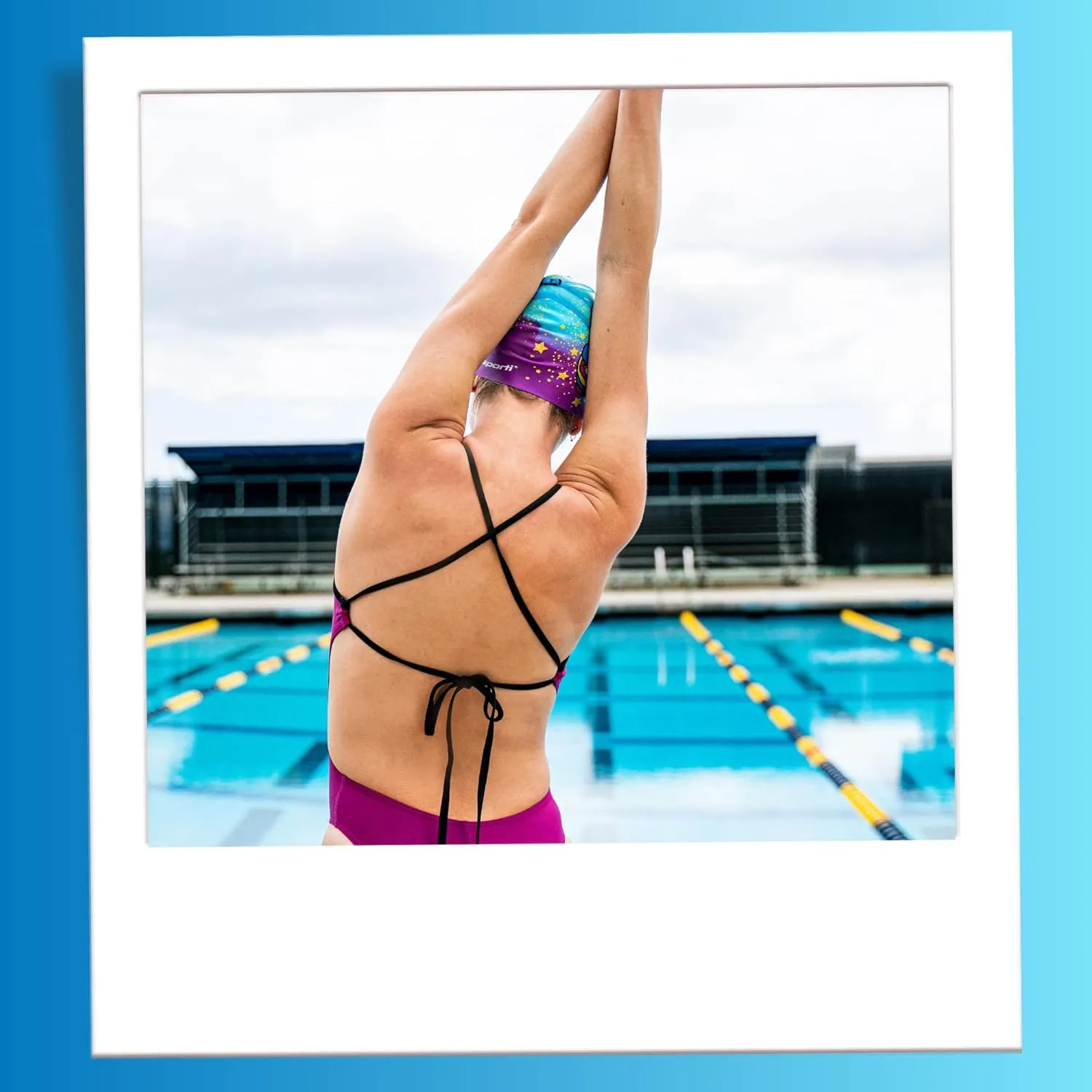 Sporti Tie Back Women's Athletic One Piece Swimsuits - Slimming Bathing Suit for Swimmers - Competitive Swimsuit Women