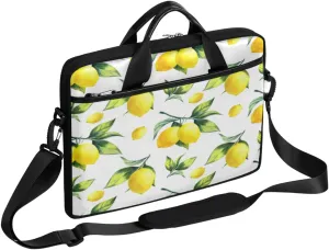 Spring Flowers Laptop Shoulder Messenger Bag Waterproof Laptop Briefcase with Handle and Padded Strap Case Sleeve