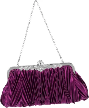 Straw Clutch Purses for Women Satin Evening Handbags Wedding Party Purse Detachable Chain Strap
