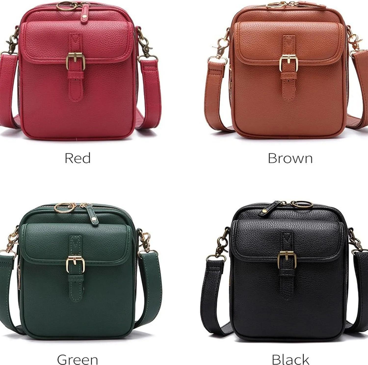 Successivei Crossbody Leather Bag, Collaboraten1 Crossbody Leather BagVintage Double Layer Large Capacity Mini Crossbody Bags