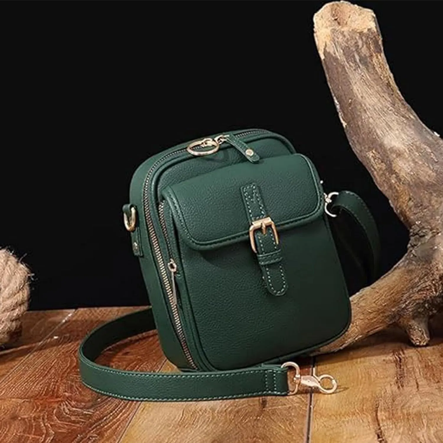 Successivei Crossbody Leather Bag, Collaboraten1 Crossbody Leather BagVintage Double Layer Large Capacity Mini Crossbody Bags