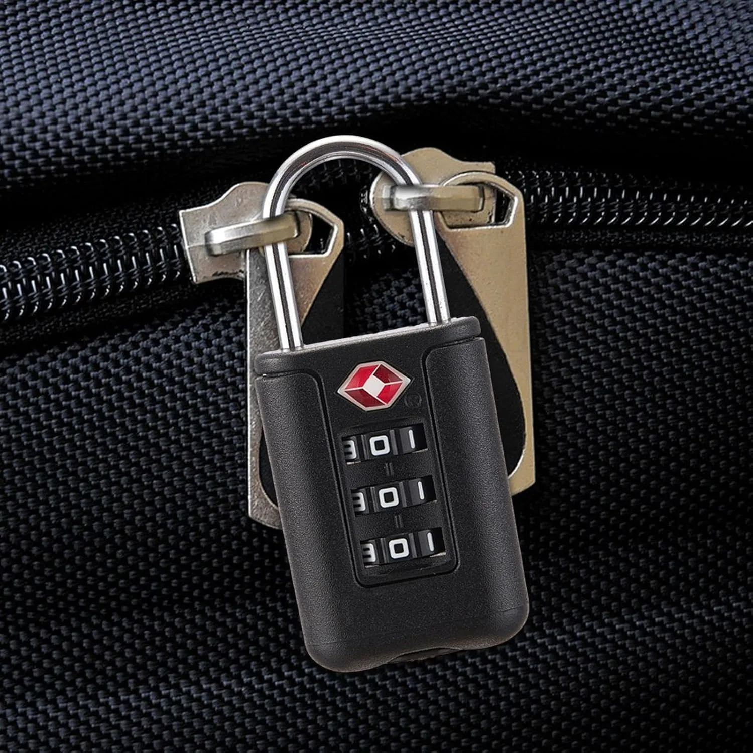 Suitcase Lock - TSA Approved Cable Luggage Locks | 3 Digit Combination Padlock | Re-Settable Luggage Combination Locks | TSA Travel Locks for Gym Backpack Suit Case Lockers Bikee Locks